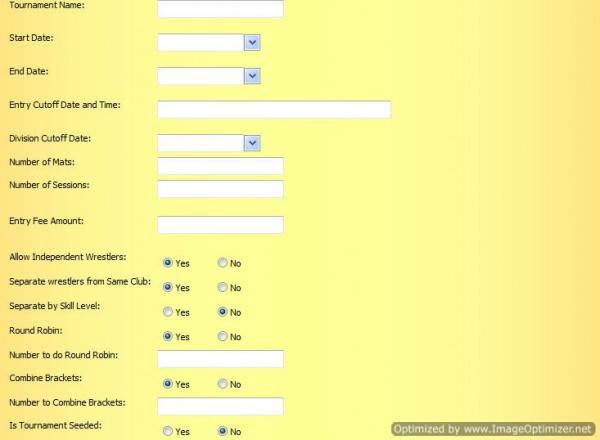 Add New Wrestling Tournament Add New Wrestling Tournament