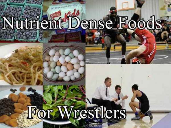 nutrient dense foods for wrestlers on a diet