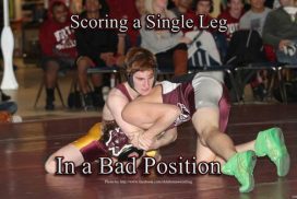 Learn to Score Single Leg from Bad Position